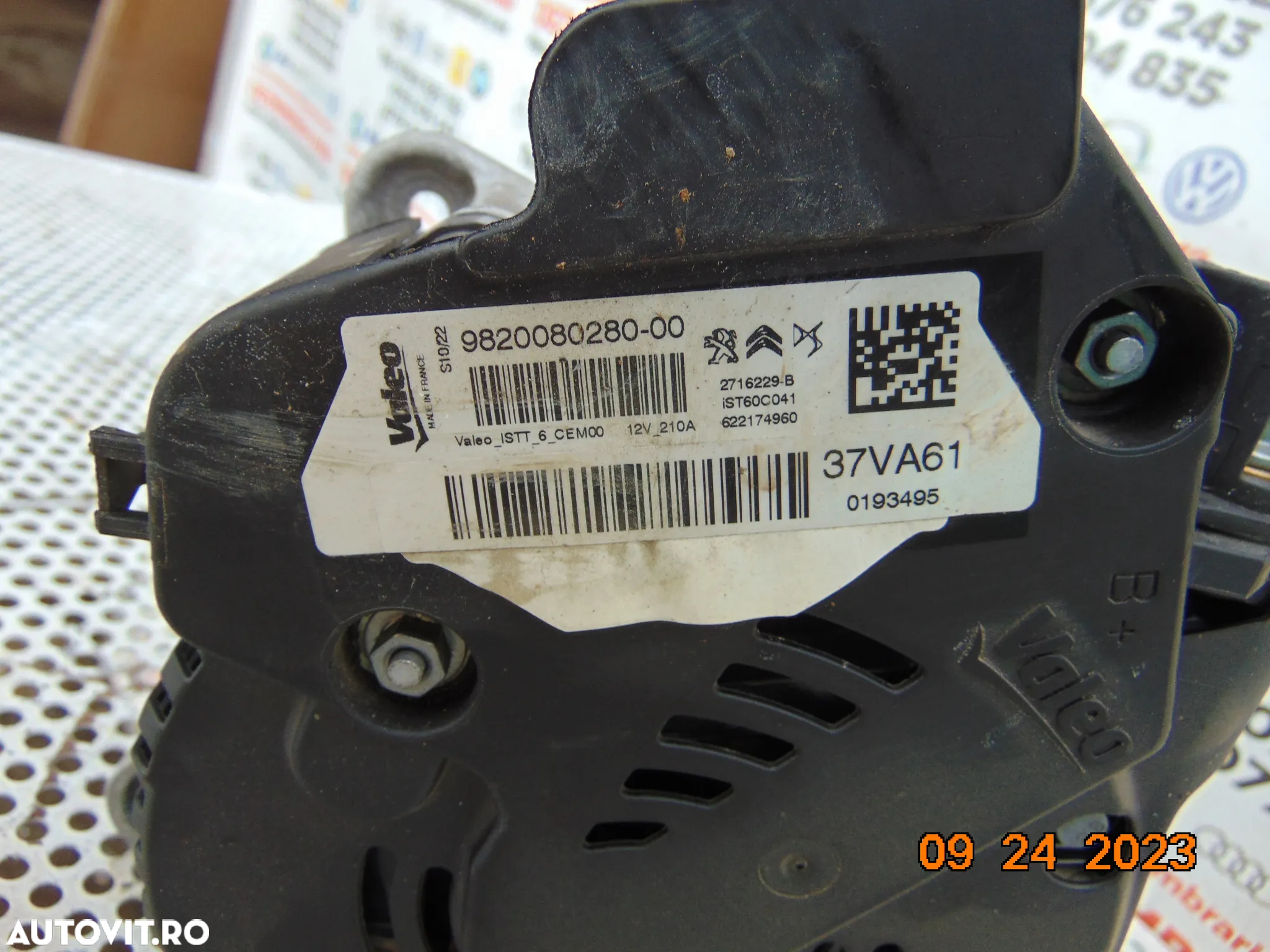 Alternator Peugeot 1.6 hibrid DS Opel Citroen c4 c5 aircross grandland 508 308 3008 5008 1.6 hybrid - 3