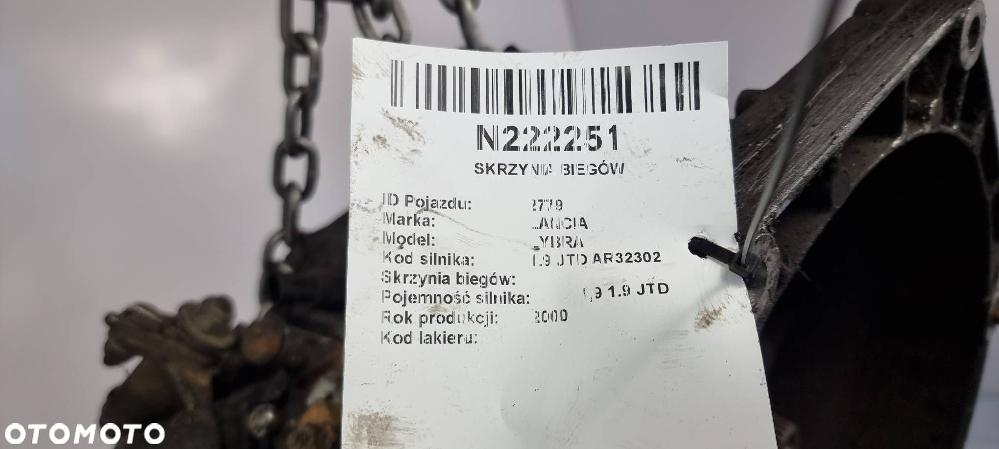 SKRZYNIA BIEGÓW LANCIA LYBRA 46433289 - 6