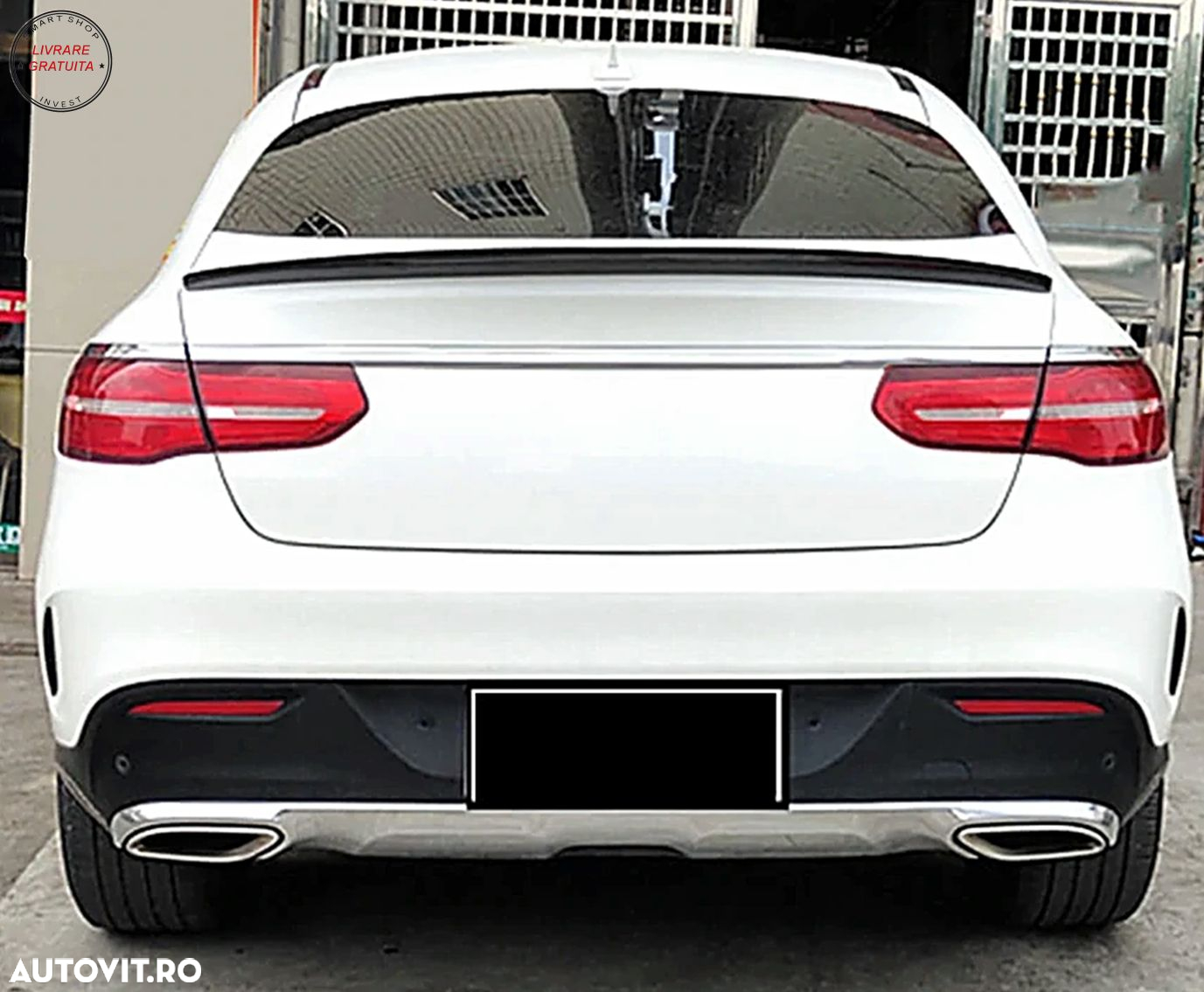 Eleron portbagaj Mercedes GLE Coupe C292 (2015-2019) Negru Lucios- livrare gratuita - 7