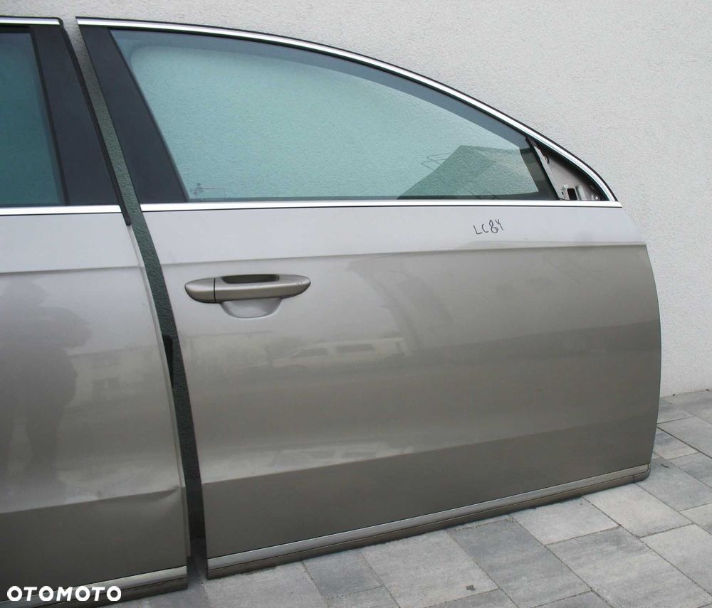 VW Passat B7 10-14r Drzwi prawe przód kompletne lakier LC8Y - 3