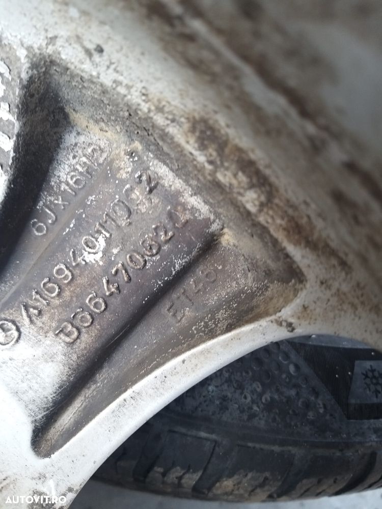 Janta aliaj cu anvelopa r16 205/50r16/91w mercedes a class w169 a1694011002 - 2