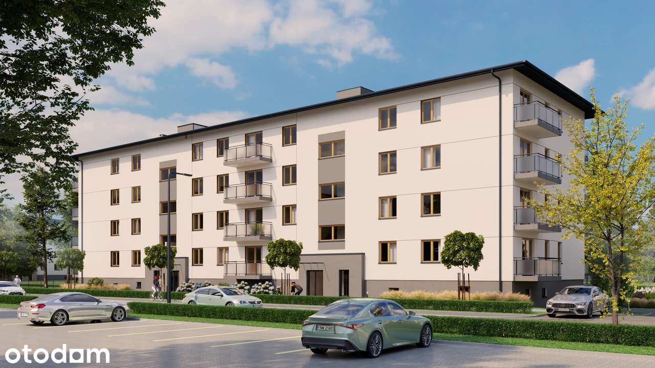 3-pokojowe mieszkanie 62m2 + balkon