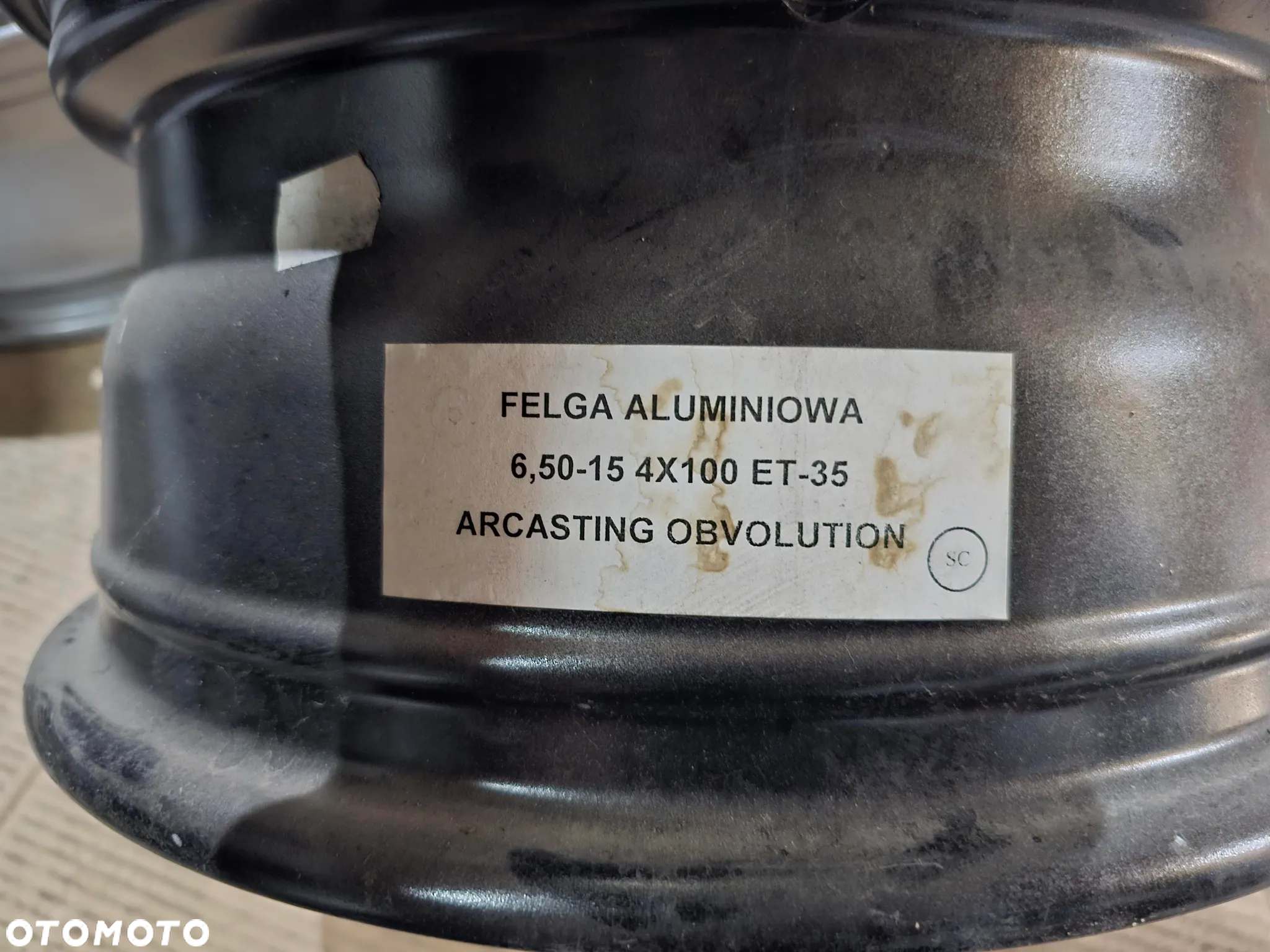 Felgi Aluminiowe 6,5-15 5x100x67,1 ET-35 ARCASTING OBVOLUTION A007 (NOWA) (1SZT.) - 2