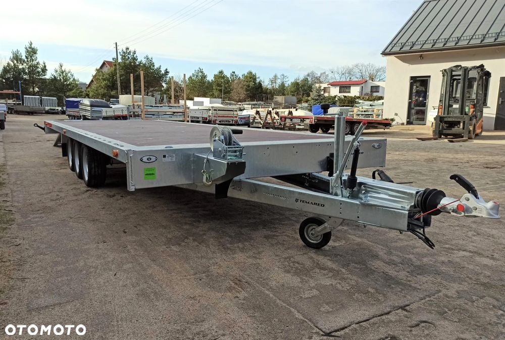 TEMARED CARPLATFORM 6021/3 osie 3,5T sklejka  wym. 590X211cm i inne, mocna - 2