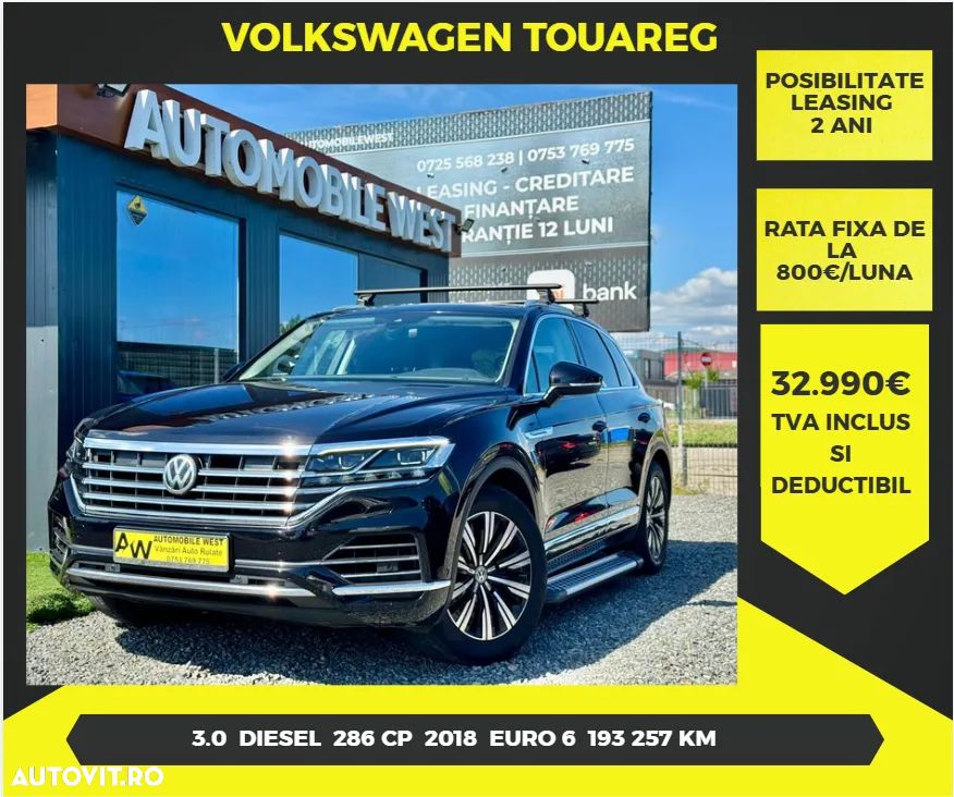 Volkswagen Touareg 3.0 V6 TDI SCR 4Motion Automatik Elegance - 1