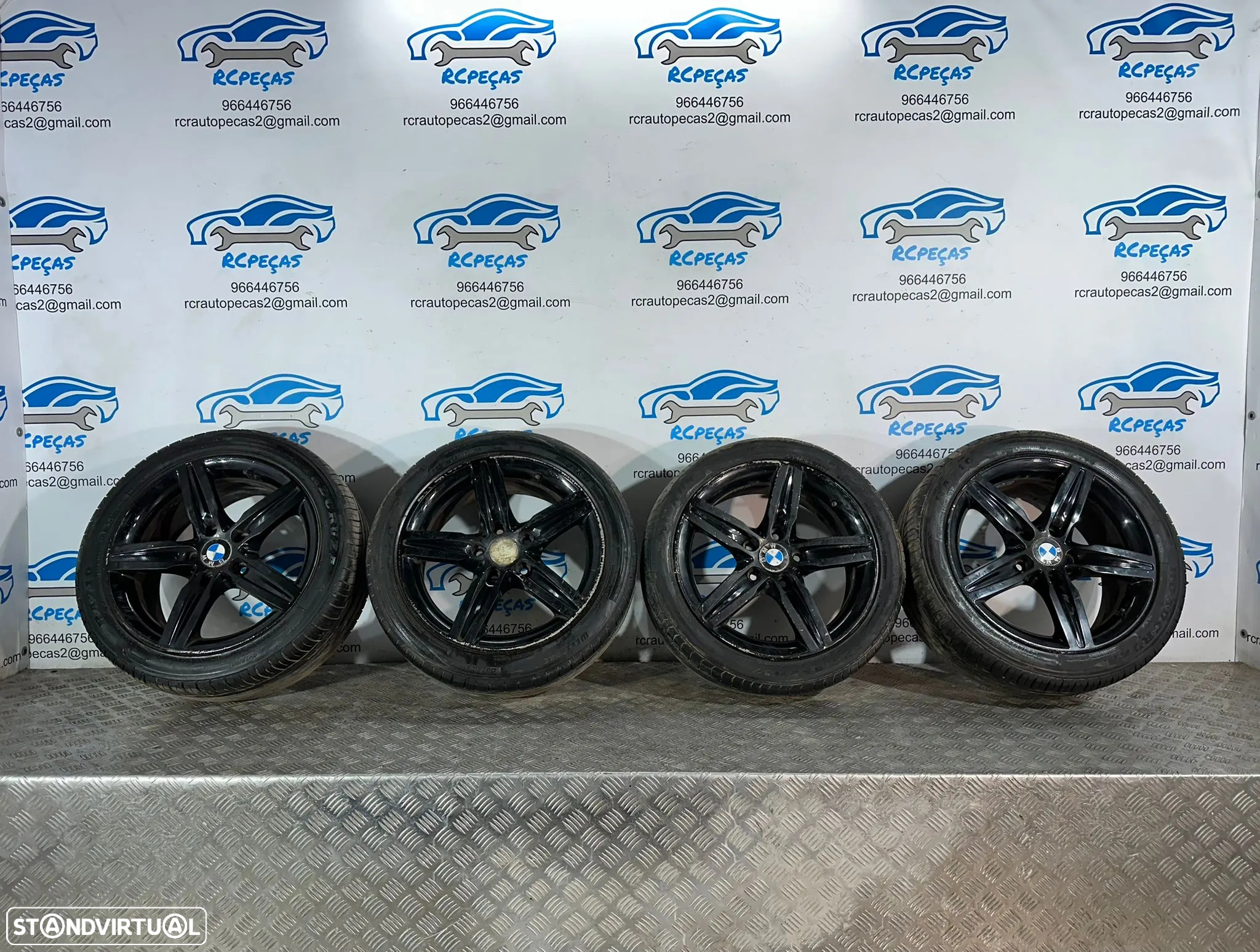 .Conjunto Jantes 17 Originais BMW Style 379 5x120 7.5J ET43 6850151 - 2