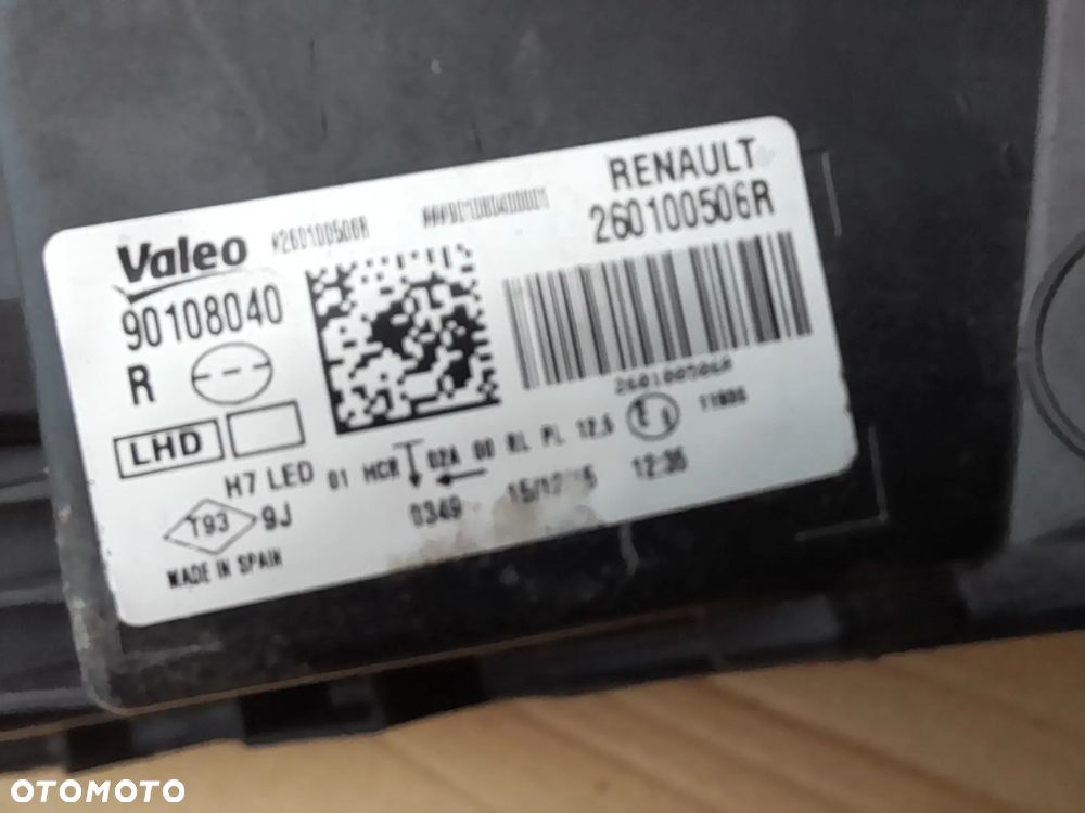 RENAULT MEGANE IV LED LAMPA PRAWA PRZEDNIA PRZÒD - 13