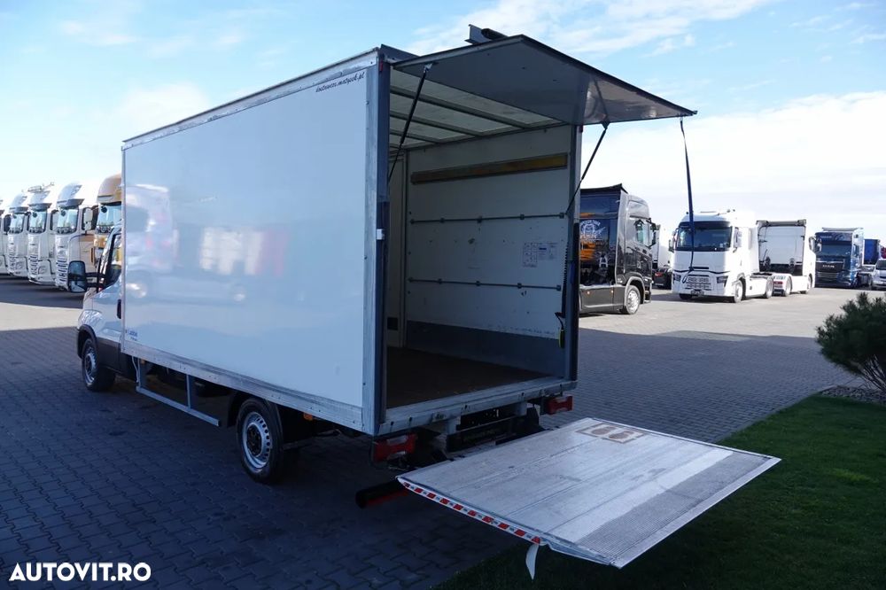 Iveco DAILY 35-160 / 3.0 D / 4.3 M CONTAINER / 750 kg LIFT / TWIN GVWR: 3500 KG / 2021 / IMPORTAT - 15