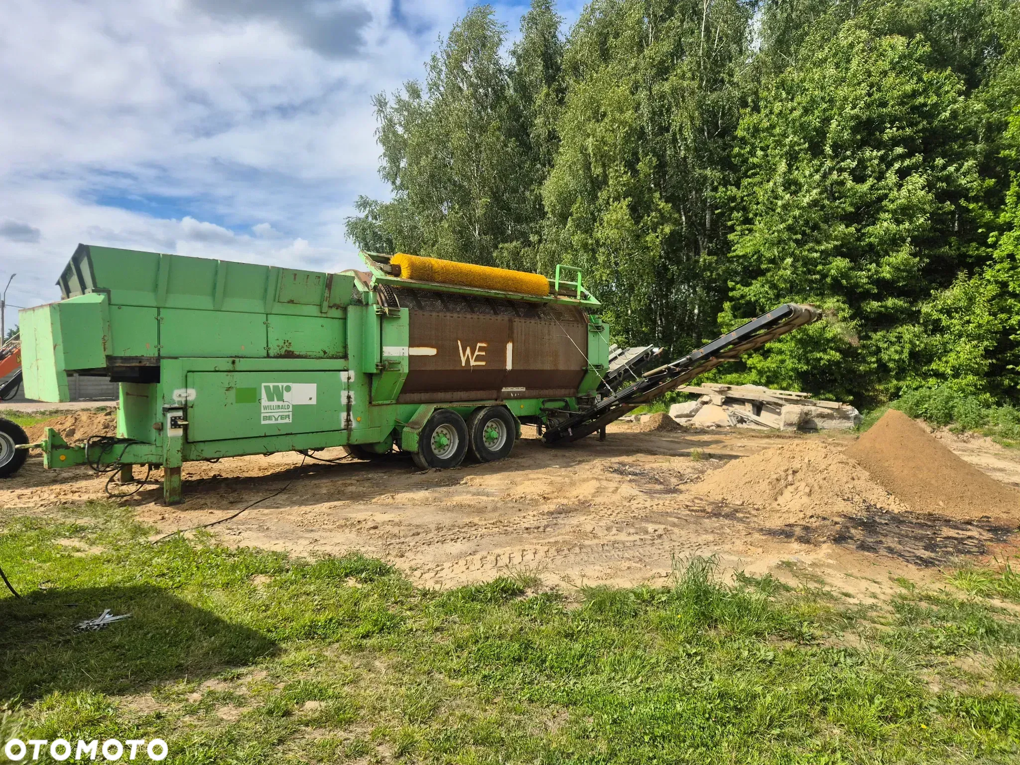 Inny Beyer TSM 5500 Przesiewacz Bębnowy Sortownik Mobilny Elektryczny + Agregat Prądotwórczy - 3