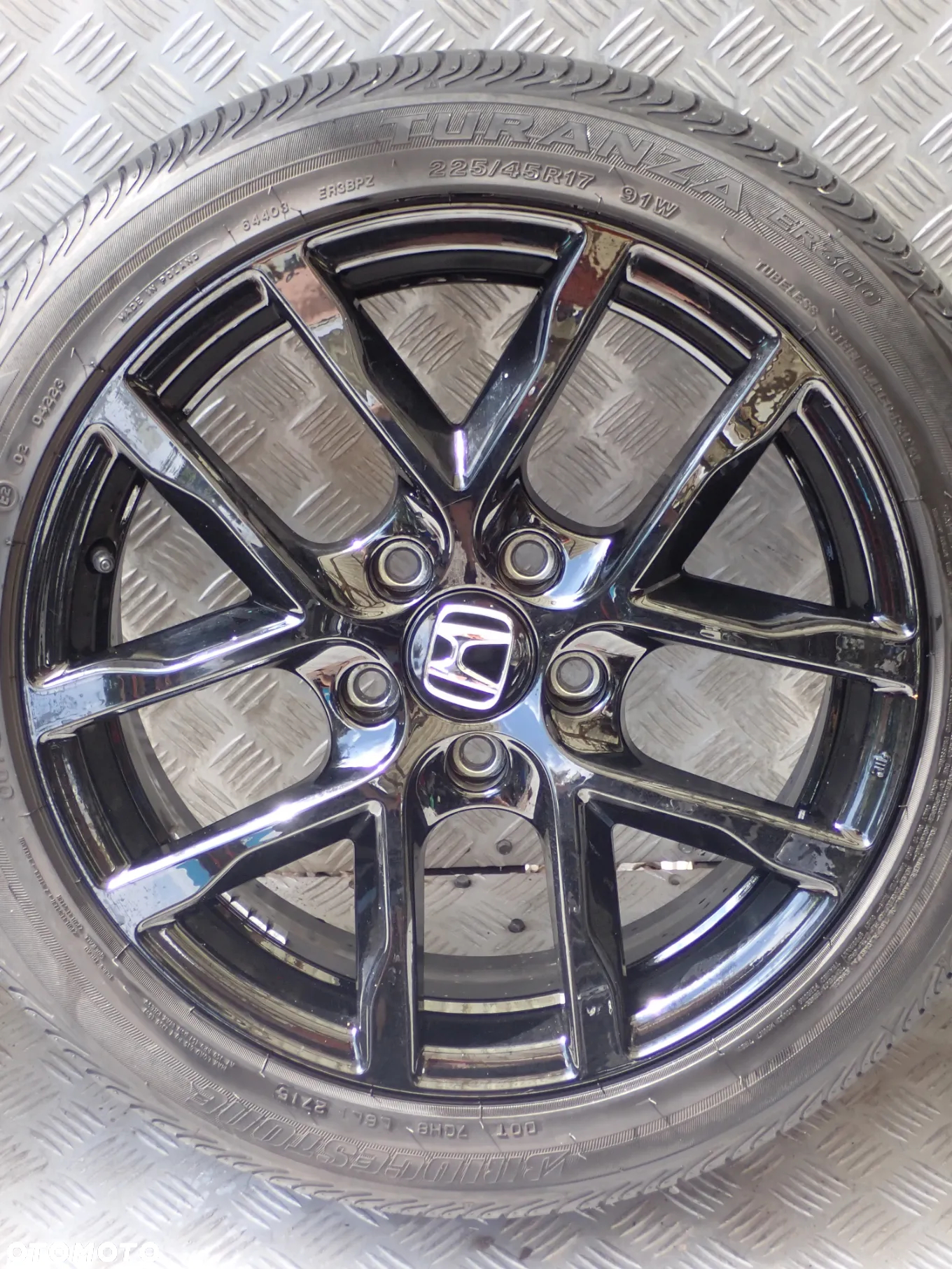KOŁA FELGI ALUMINIOWE HONDA 7,5JX17  ET 50  5X114,3 Z OPONAMI LATO 225/45/17 2800 ZŁ - 6