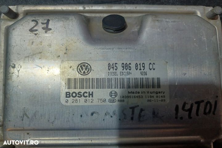 Calculator motor ECU 045906019CC 0281012750 - 1.4 TDI  045906019CC 02 - 3