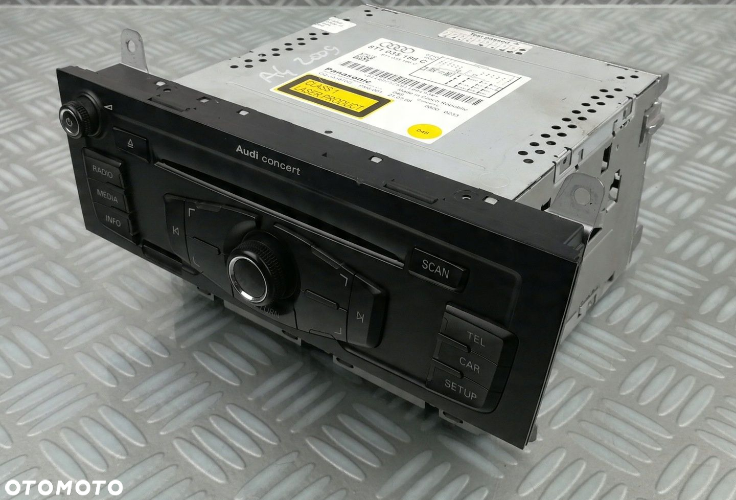 8T1035186C CQ-JA1870G PANASONIC radio fabryczne CD FM AUDI CONCERT A4 B5 A5 - 2