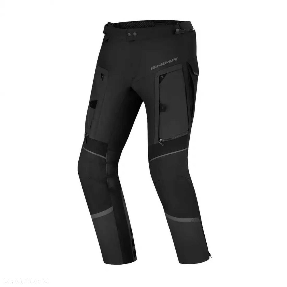 Tekstylne męskie spodnie motocyklowe - poliester HERO 2.0 MEN PNT BLK ROZ.L - 4