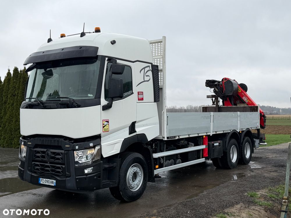 Renault C380 6X2 // SKRZYNIOWY + HDS PALFINGER PK17.001 SLD3 // SUPER STAN - 5
