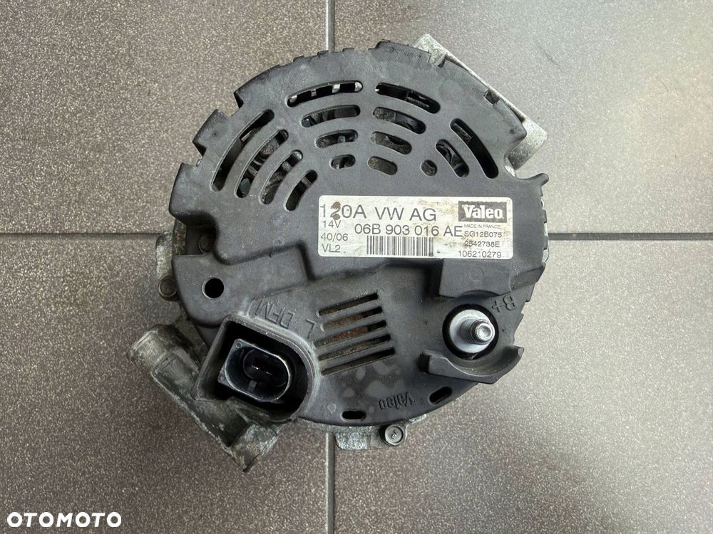 ALTERNATOR 1.6 8V VW AUDI SEAT SKODA VALEO 06B903016AE - 1