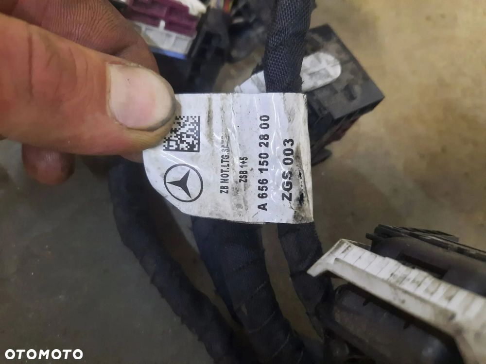WIĄZKA ELEKTRYCZNA SILNIKA MERCEDES E W213 3.0 CDI E350d A6561504500 - 5