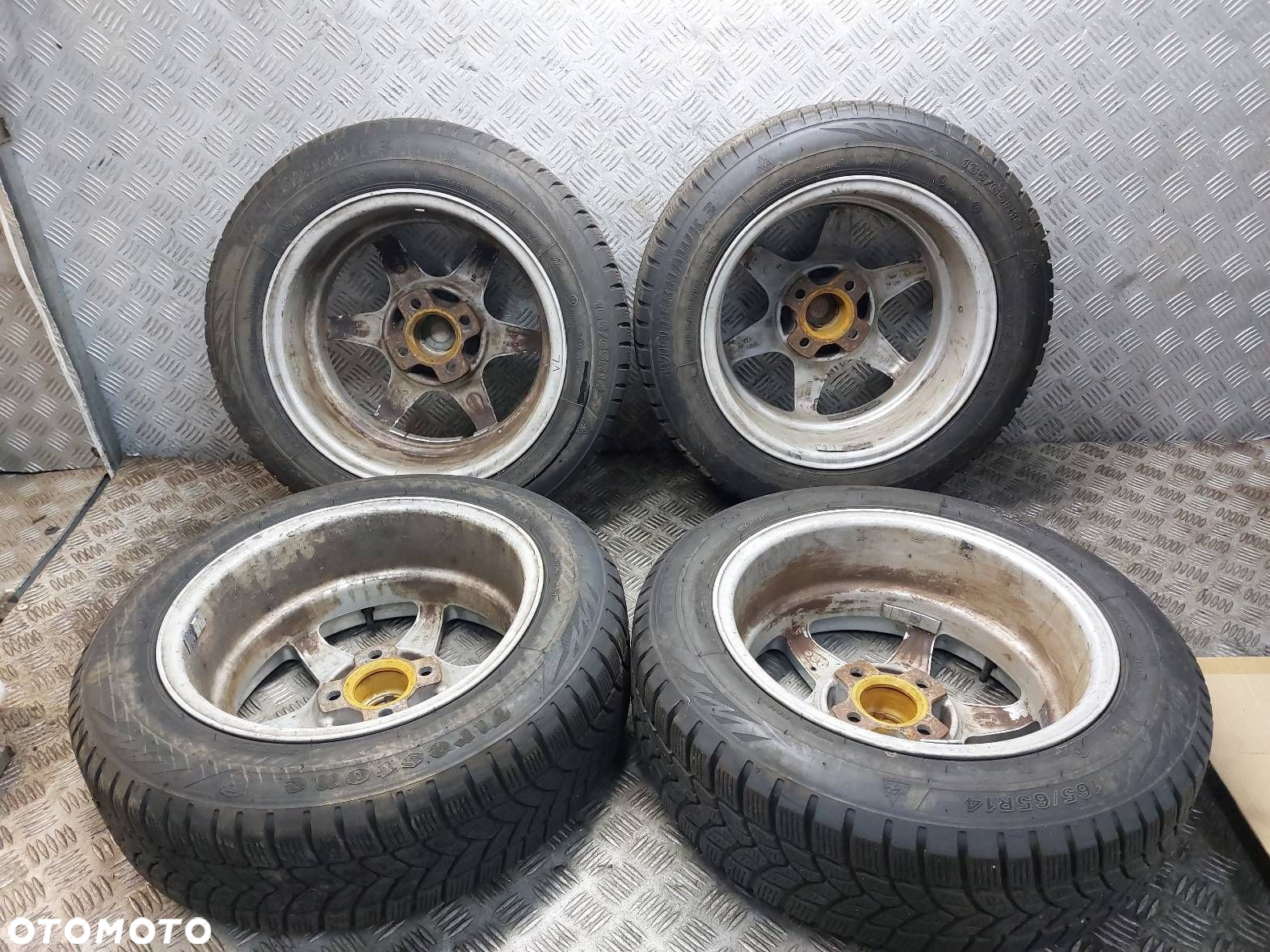 KOŁA ZIMOWE 4X100 6Jx14 ET37 165/65R14 HYUNDAI MAZDA KIA HONDA TOYOTA - 10