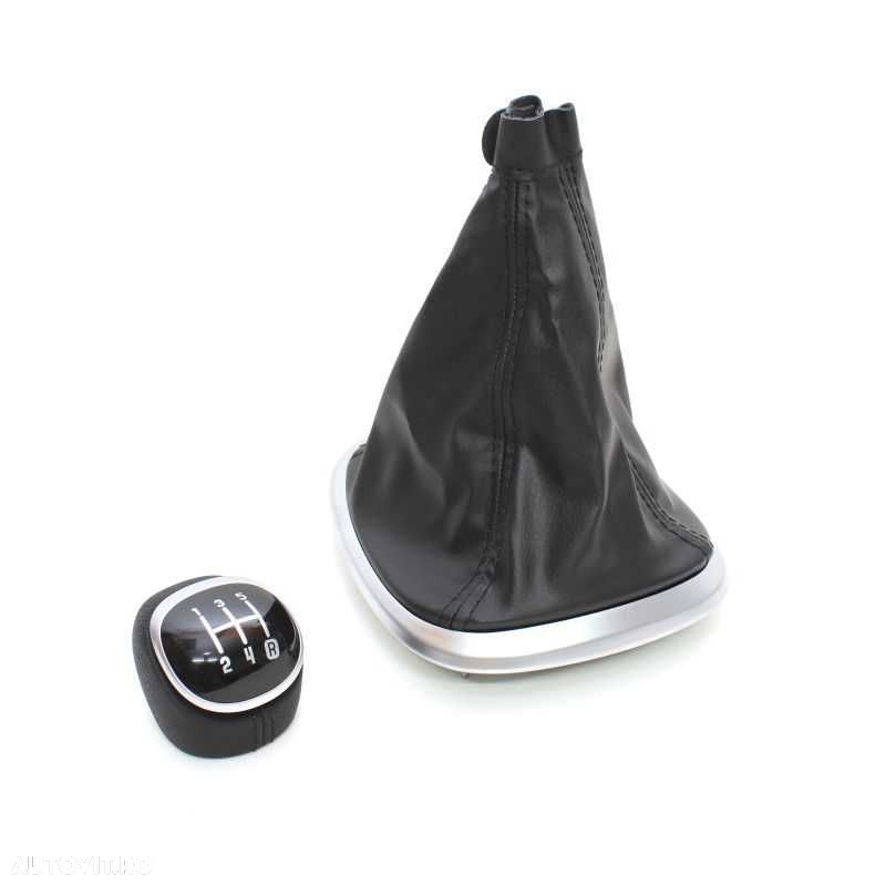 Nuca piele Fiat 500L cu manson schimbator - 3