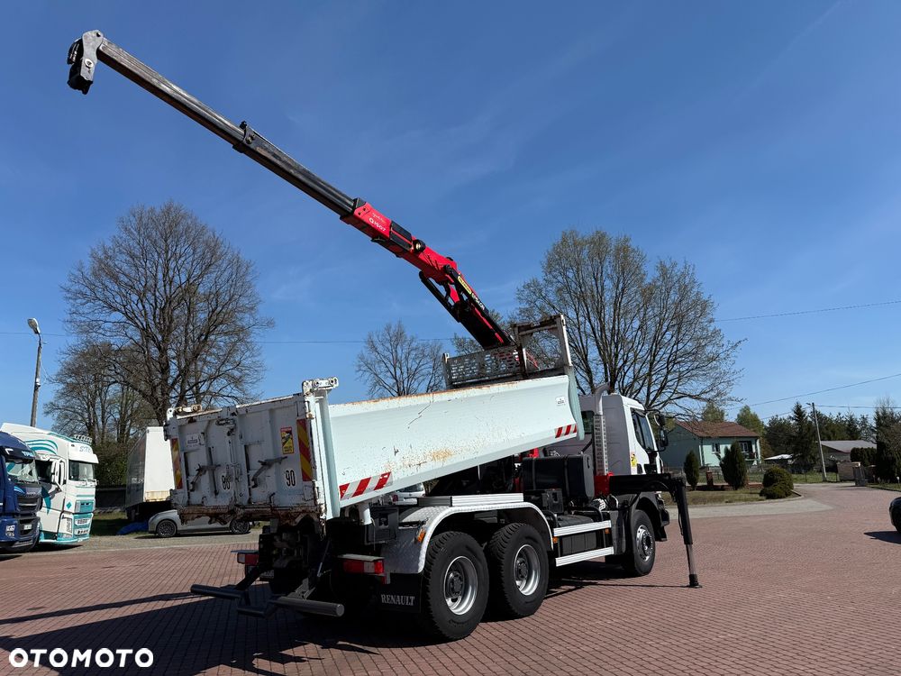 Renault KREAX 430 EEV* 6x4* HDS PALFINGER EPSILON Q150Z* BI-BENNE+HYDROBURTA* TYLKO 111.000 KM* KOŁA 80%* Z FRANCJI - 6