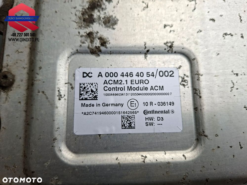 STEROWNIK MODUŁ ACM ADBLUE MERCEDES ATEGO EUR0 6 A0004464054 - 2