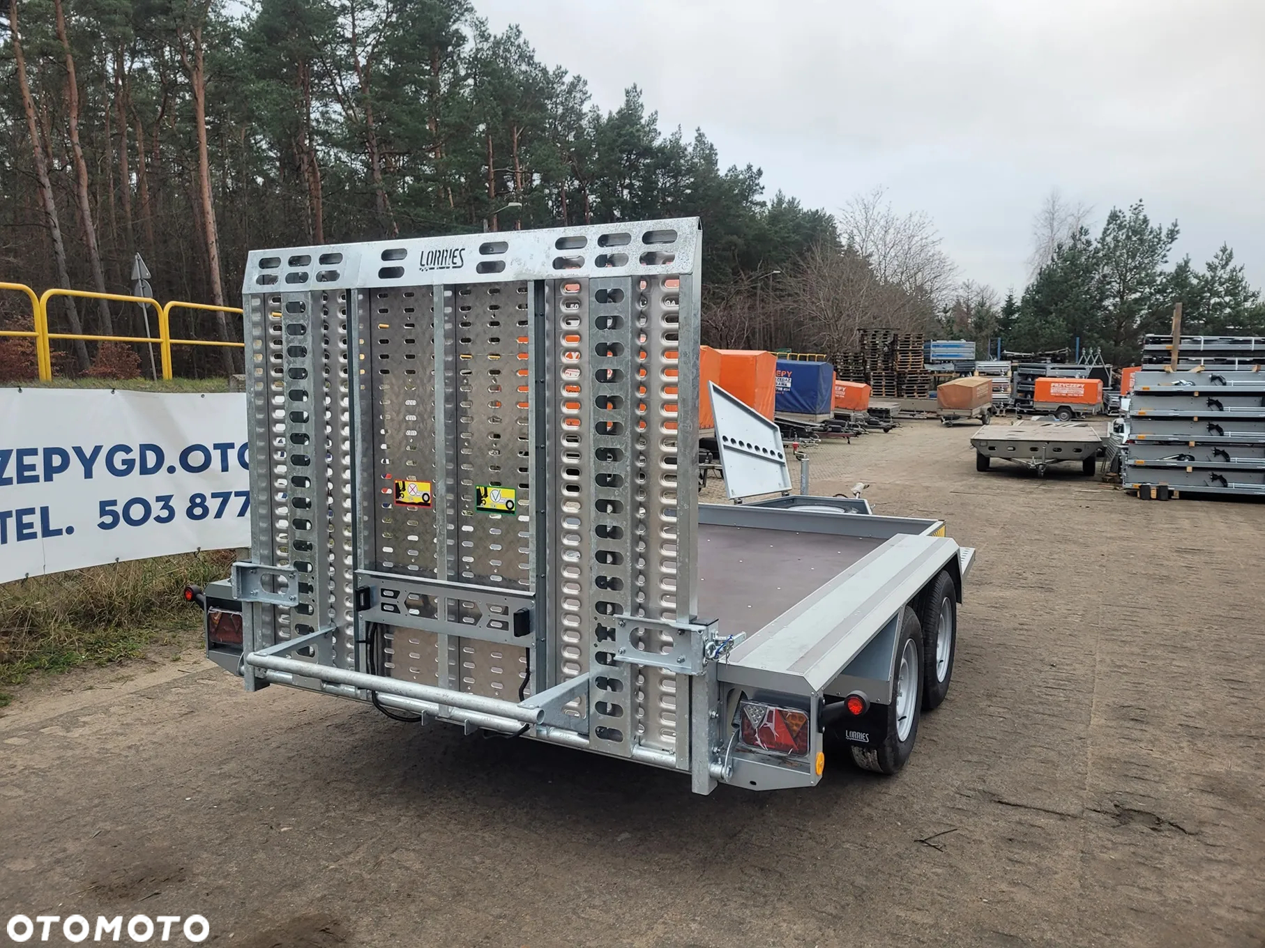 Lorries Przyczepa koparkowa LORRIES TPM 27-3115 dmc 2700kg pod koparkę MOCNA - 3