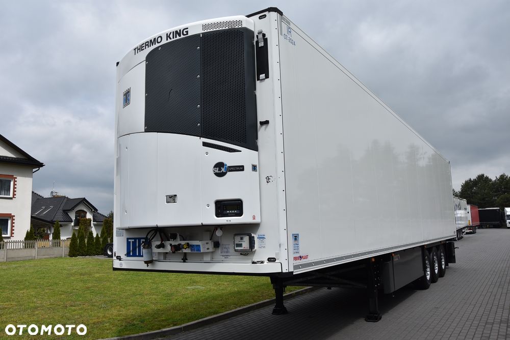 Schmitz Cargobull CHŁODNIA THERMOKING SLX / 4 RYGLE / OŚ PODNOSZONA / PALECIARA / ELEKTRYKA / DRUKARKA /  STAN IDELNY !!! - 1