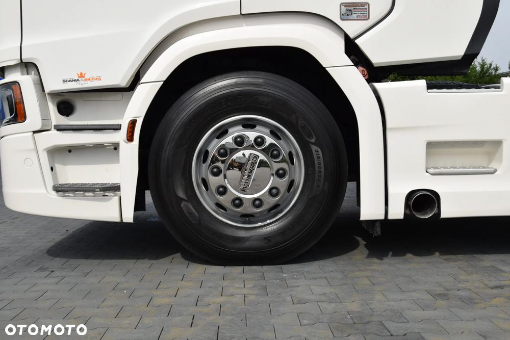 Scania 500S / FULL AIRMATIC / HYDRAULIKA / RETARDER / KLIMATYZACJA POSTOJOWA / ACC / KLIMA / 2 ZBIORNIKI PALIWA / FULL LEDY / FULL SPOILERY / SERWISOWANA / SPROWADZONA - 13