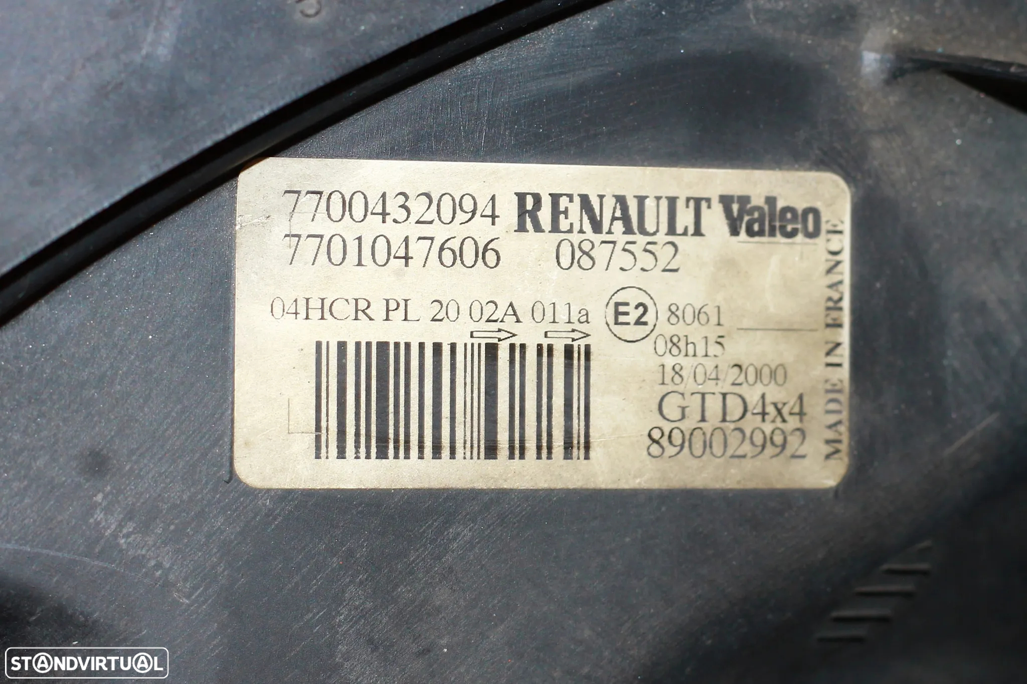 FAROL ESQUERDO RENAULT SCENIC - 4