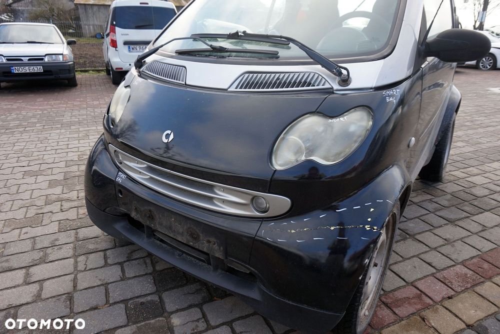 MASKA ZDERZAK BŁOTNIKI LAMPY FORTWO I LIFT 450 EA4  SMART 2003-2007 CZARNY PRZÓD KOMPLETNY - 7
