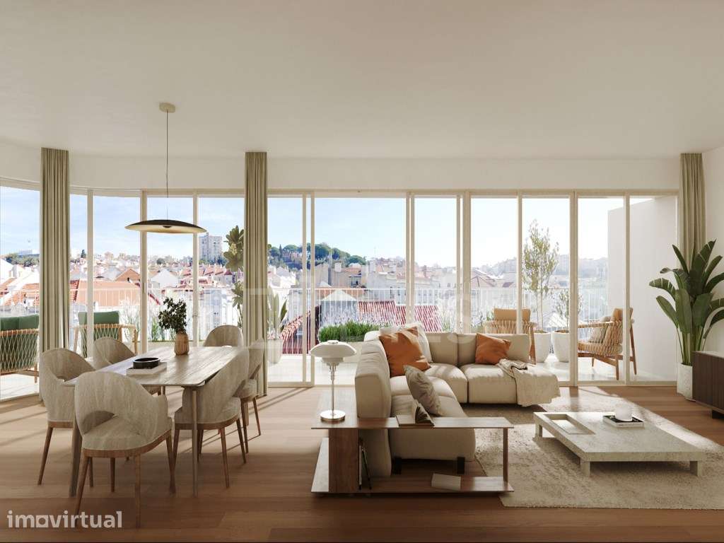 Apartamento T3 com varanda em novo empreendimento na Avenida Almira... - Grande imagem: 3/57