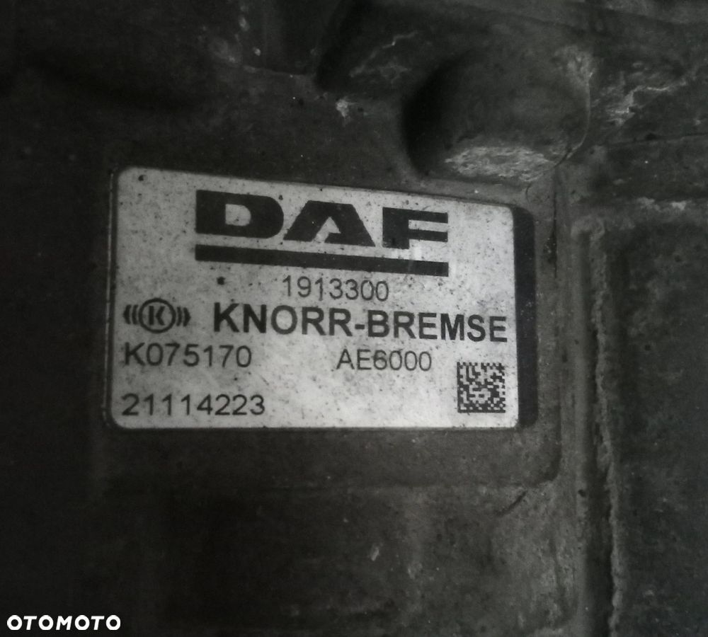 Osuszacz powietrza zawór DAF XF lift 2021 1913300 - 5