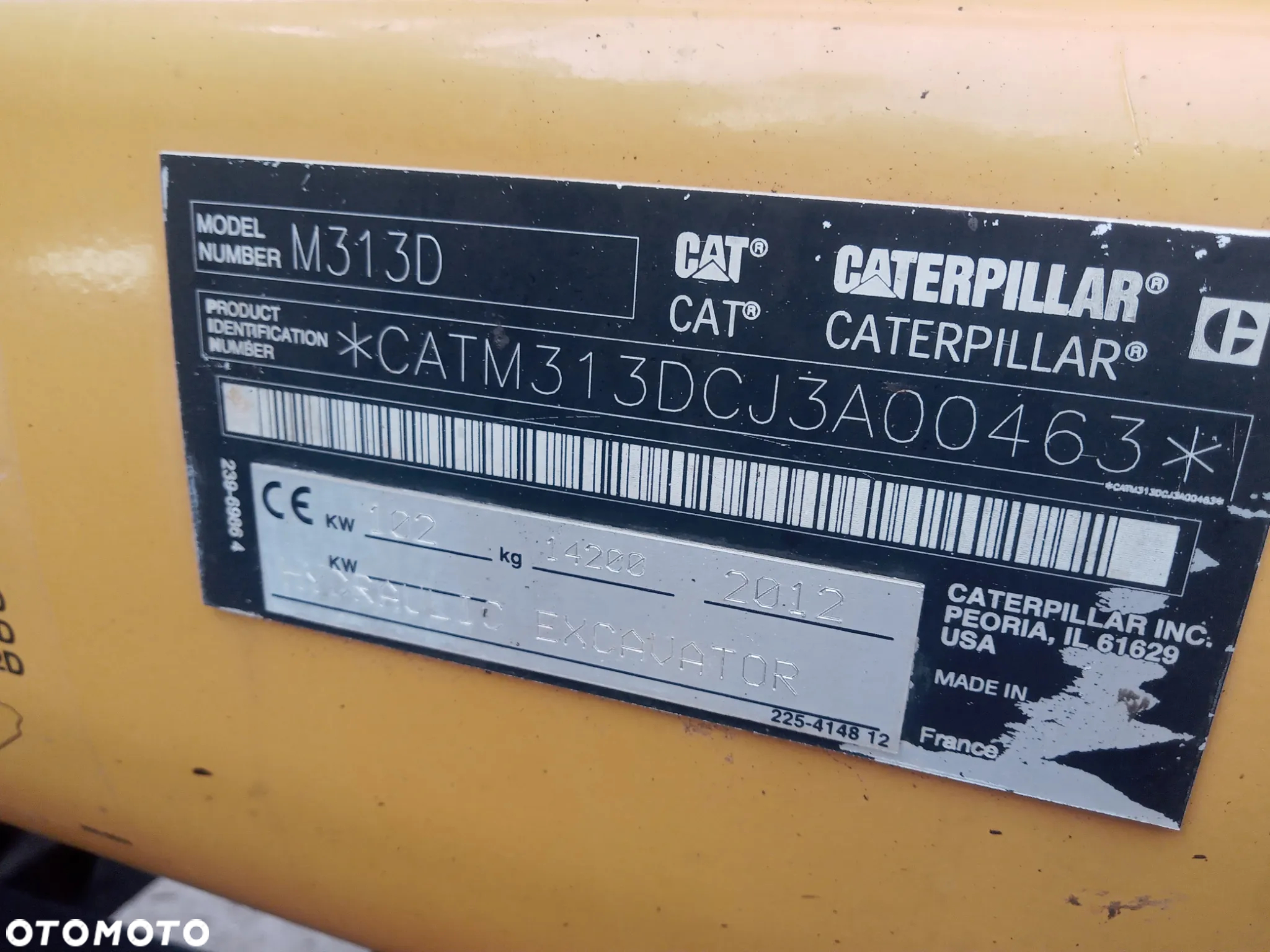 Caterpillar Cat M313D 8218 mtg Bez Edblue i DPF z Niemiec - 10