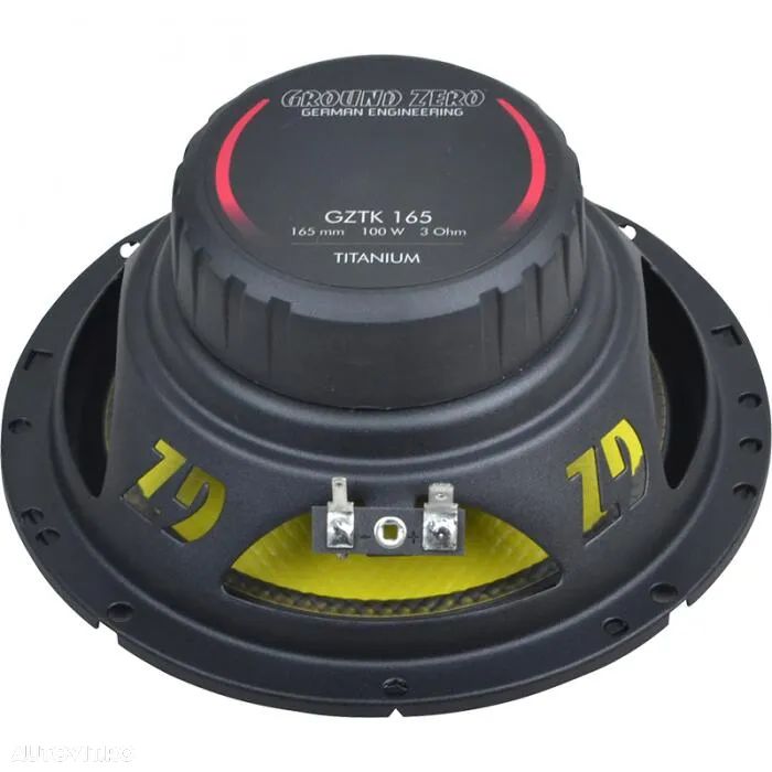GZTC 165.2X DIFUZOARE COMPONENTE TITANIUM GROUND ZERO DE 16,5CM, 100W RMS - 3