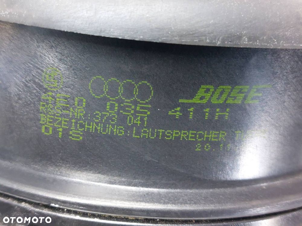 GŁOŚNIKI KOMPLET AUDI A8 D3 4E0035412A 4E0035411A 4E0035411H 4E0035411C - 5