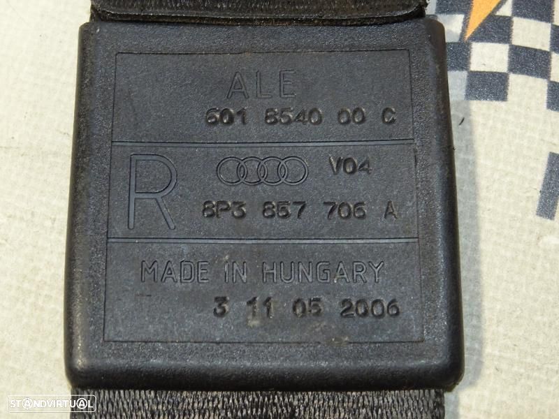 Cinto Frontal Direito Audi A3 (8P1)  Cinto Frontal Direito Audi A3 8P - 9