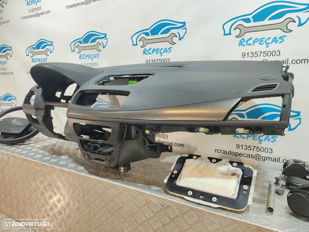 CONJUNTO KIT AIRBAGS AIRBAG TABLIER RENAULT MEGANE III 3 MK3 FASE 1 GRANDTOUR TOURER CARRINHA HATCHBACK CARRO - 3