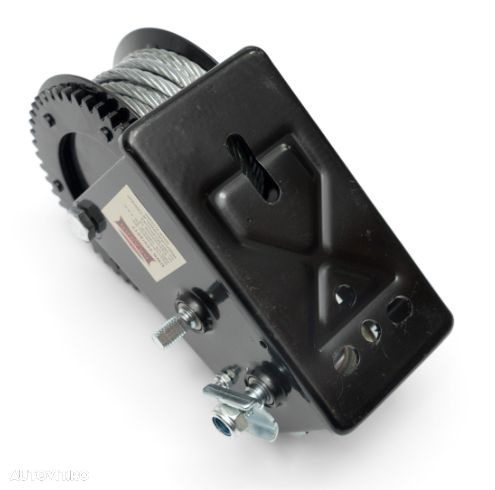 troliu manual cablu otel sau chinga Dragon Winch 3500 lbs (trage 1588 kg) - 5