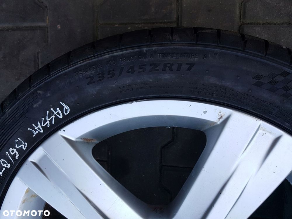 VW PASSAT B7 10-14r CC FELGA ALUMINIOWA 17 5X112 3AA601025E KOŁO ZAPASOWE - 5