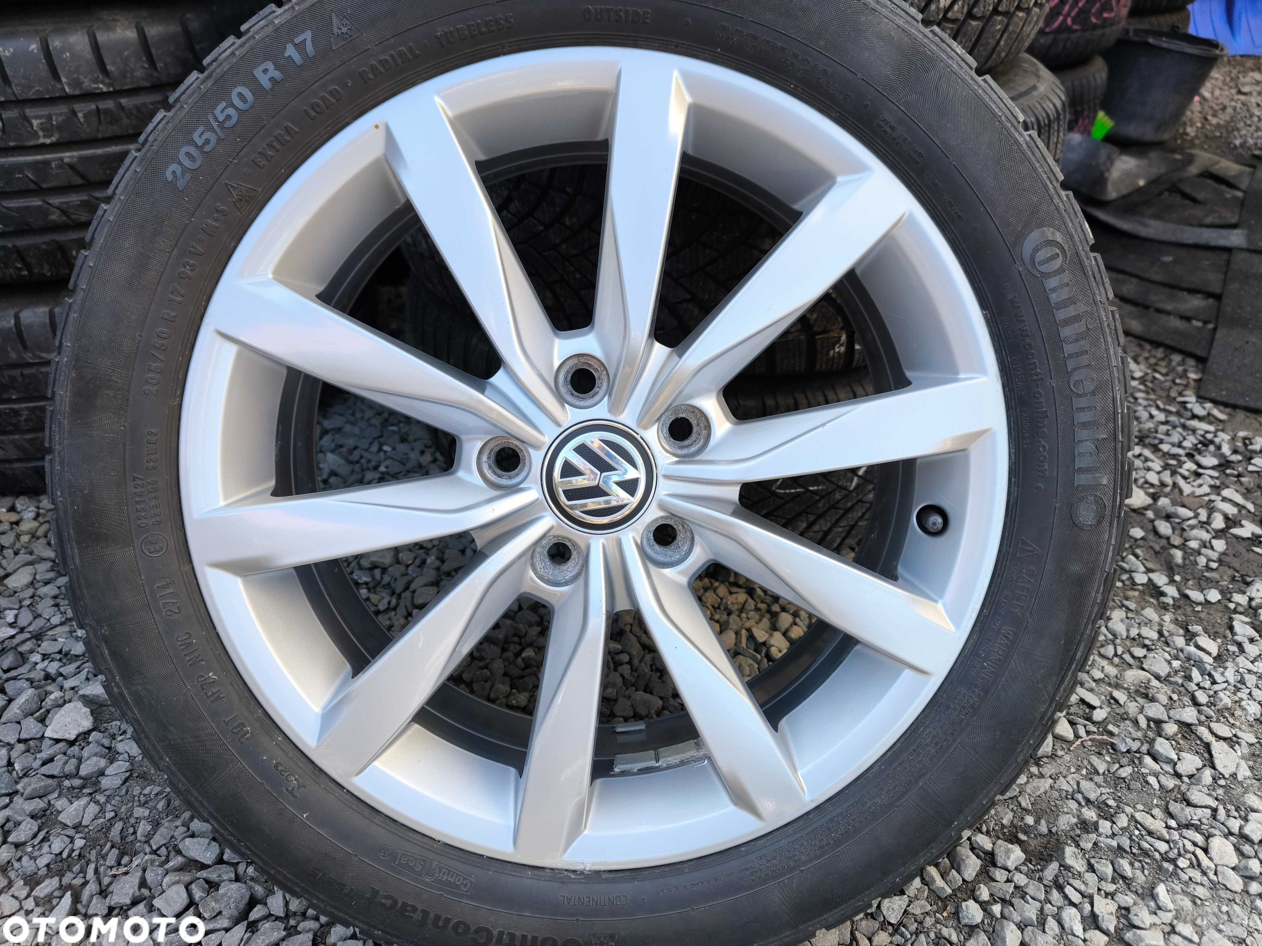 Koła VW Golf 5 6 7 Caddy Audi A3 Seat Skoda 17 cali ET48 5x112 205/50 - 4