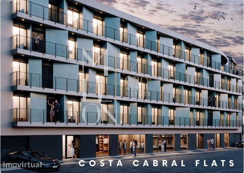 Apartamento T0 rua Costa Cabral com varanda e lugar de garagem - Grande imagem: 2/13