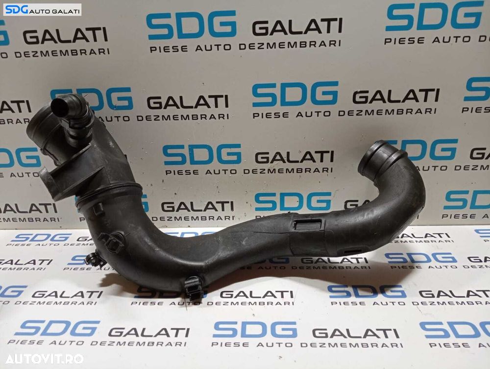 Furtun Conducta Tub Tubulatura Presiune Aer Turbo Turbina Turbosuflanta Intercooler Skoda Octavia 1 1.9 TDI AJM 1997 - 2010 Cod 1J0129654S [M4270] - 1
