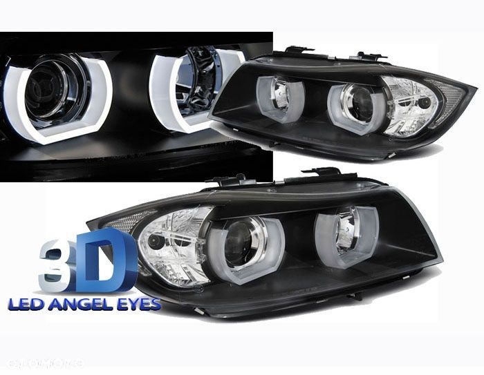 LAMPY REFLEKTORY DO BMW E90, E91 OD 2005 DO 2008 Roku LED 3D XENON - 1
