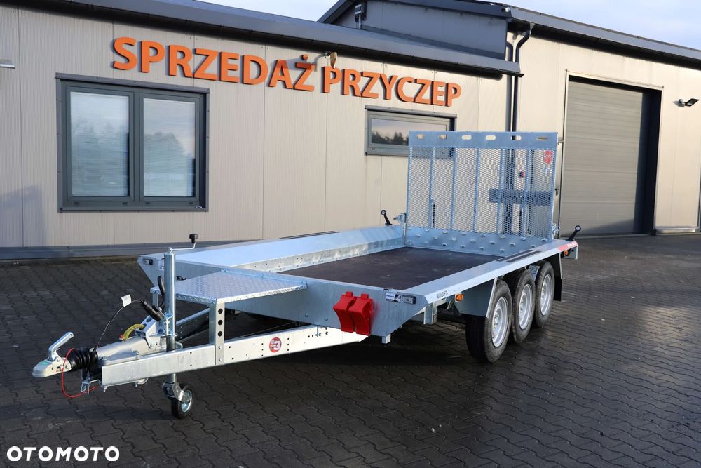 TEMARED /MARTZ BUILDER 3 4018/3 S 3,5T ,Koła 14C, 400x180x30 do przewozu sprzętu budowlanego, TRAP, DMC 3500kg, 3 osie, - 1