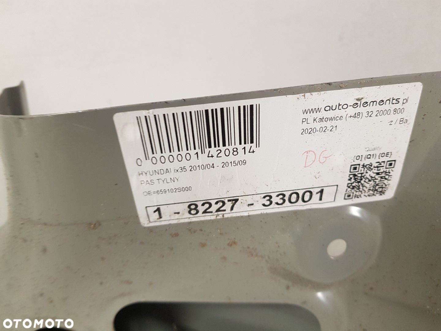 FABRYCZNIE NOWY ORYGINALNY PAS TYLNY SCIANA TYŁ HYUNDAI IX35 10-15 65910-2S000 - 8