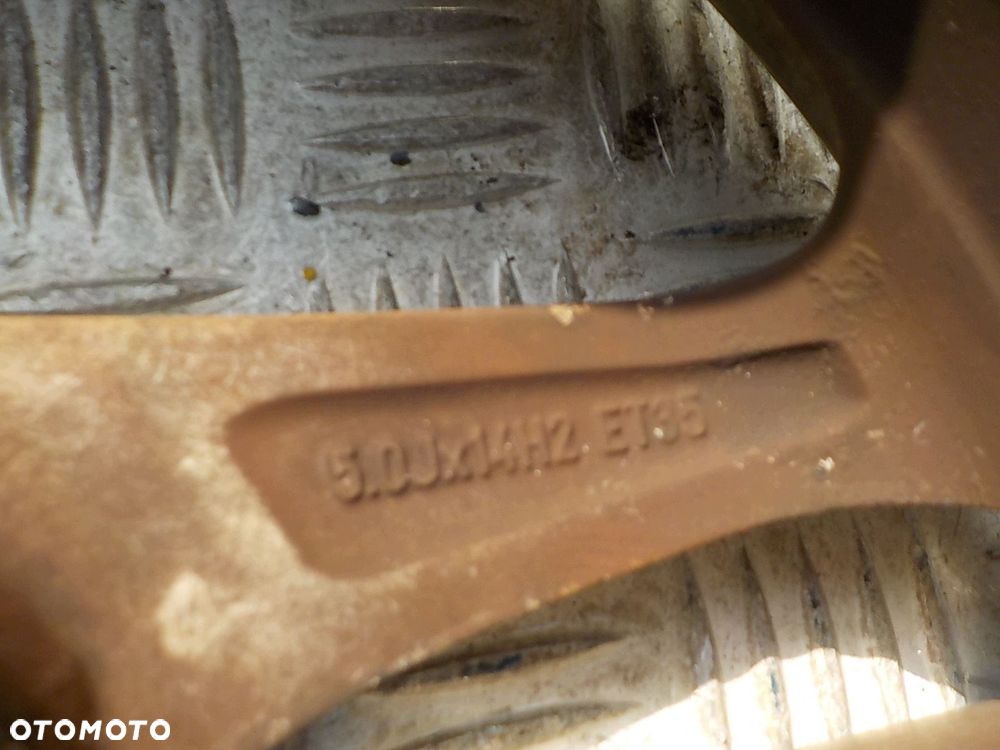 SEAT MII VW UP CITIGO FELGI ALUMINIOWE R14 4X100 1SL601025 - 3
