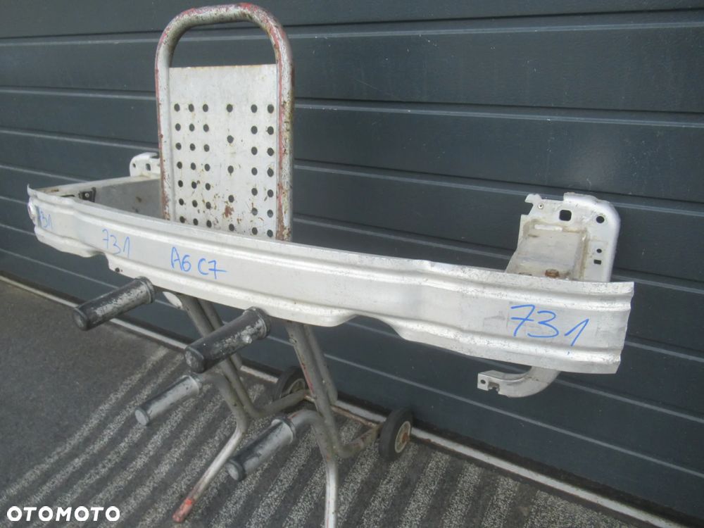 BELKA ZDERZAKA PRZEDNIA PRZÓD STREFY ZGNIOTU AUDI A6 C7 4G0 4G0807113A - 9