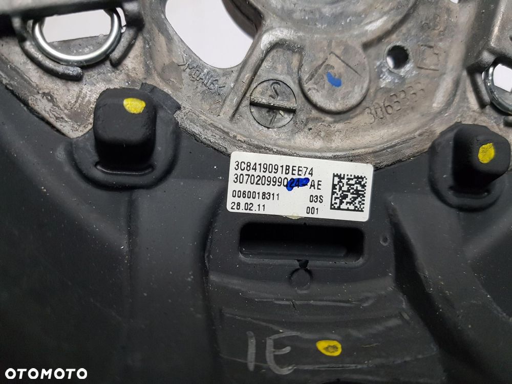 VW PASSAT B7 10-14r PASSAT CC GOLF VI KIEROWNICA SKÓRZANA 3C8419091BE - 9