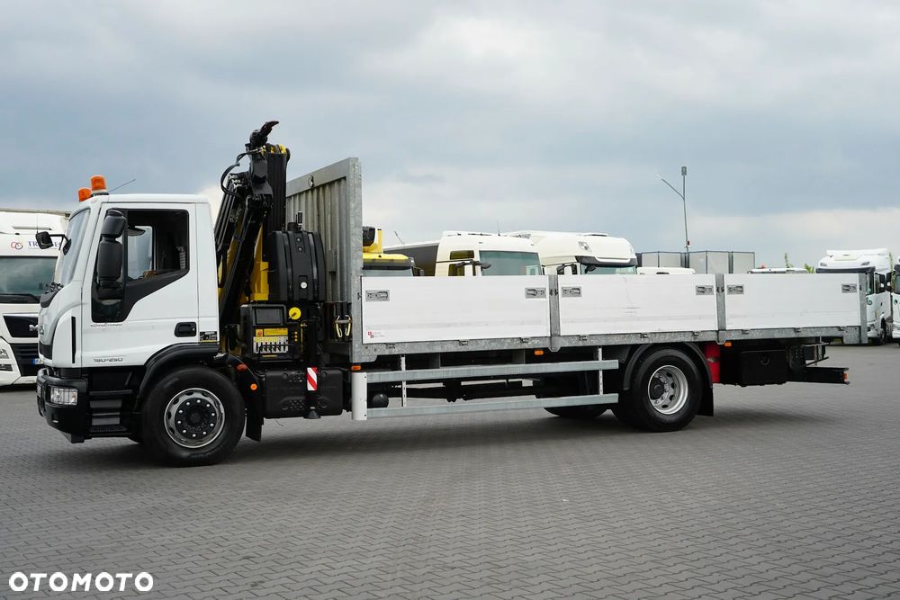 Iveco EUROCARGO / 180-250 / SKRZYNIOWY + HDS / HYVA HC - 153 / ROTATOR / PILOT - 5