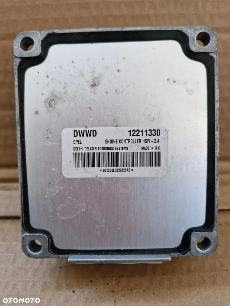 Sterownik silnika komputer Opel Astra G II 1.6 XEP 12211330 DWWD - 3