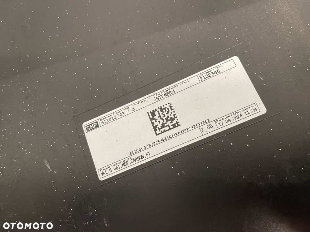 ŁADNY NIEUSZKODZONY ZDERZAK SPOILER TYLNY TYŁ BMW 5 KOMBI M-PAKIET G61 23-26 8084715 294 - 10